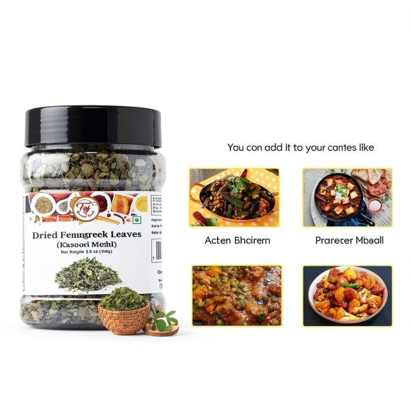 Gandhi Foods Fenugreek Leaves Dried Natural Indian Spice-6