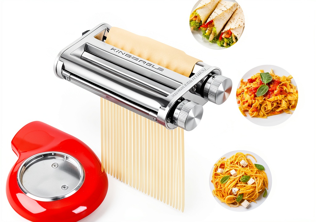 Installing KINGEAGLE pasta attachment on a Kitchenaid stand mixer