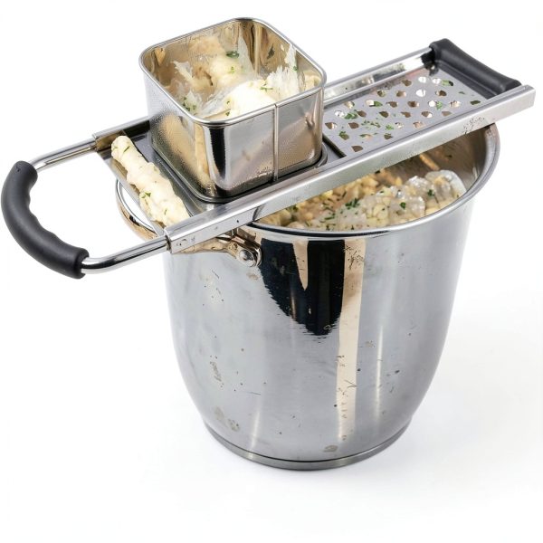 KEISSCO Stainless Steel Spaetzle Maker and Spider Strainer-1