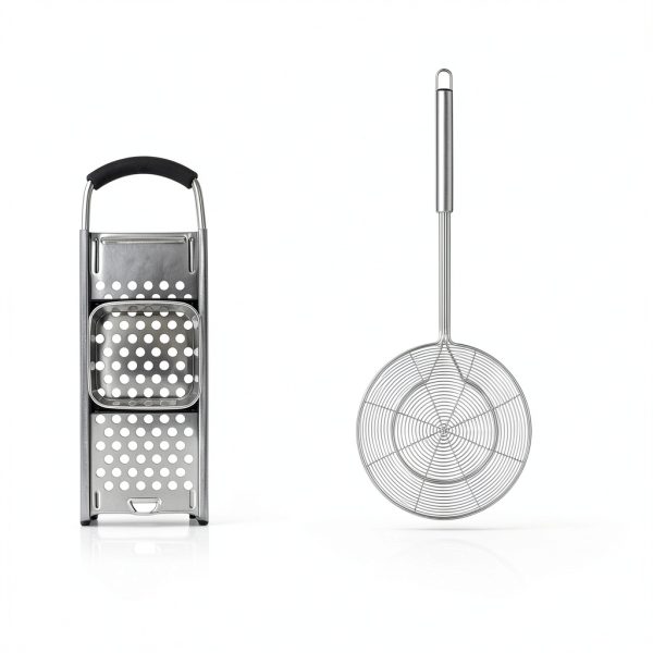 KEISSCO Stainless Steel Spaetzle Maker and Spider Strainer-5