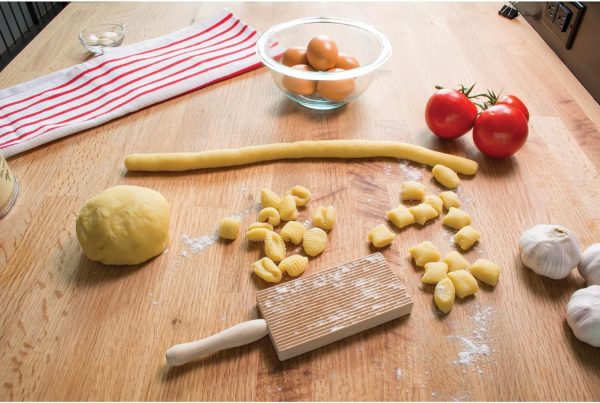 Fante's Manual Pasta Maker Set of 2 Gnocchi Boards-3