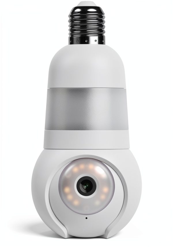 Luna Home 2K Smart Light Bulb Camera White-0