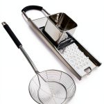 KEISSCO Stainless Steel Spaetzle Maker and Spider Strainer-0