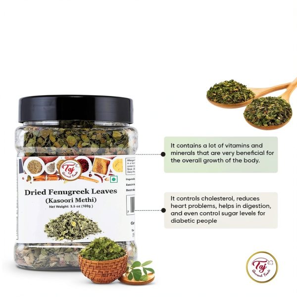 Gandhi Foods Fenugreek Leaves Dried Natural Indian Spice-5