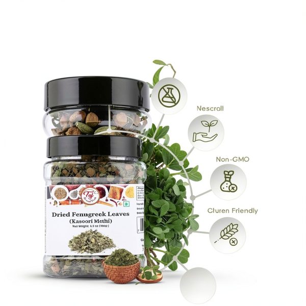 Gandhi Foods Fenugreek Leaves Dried Natural Indian Spice-4