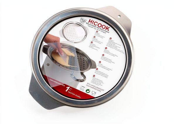Manual Pasta Maker Hicook Stainless Steel-4