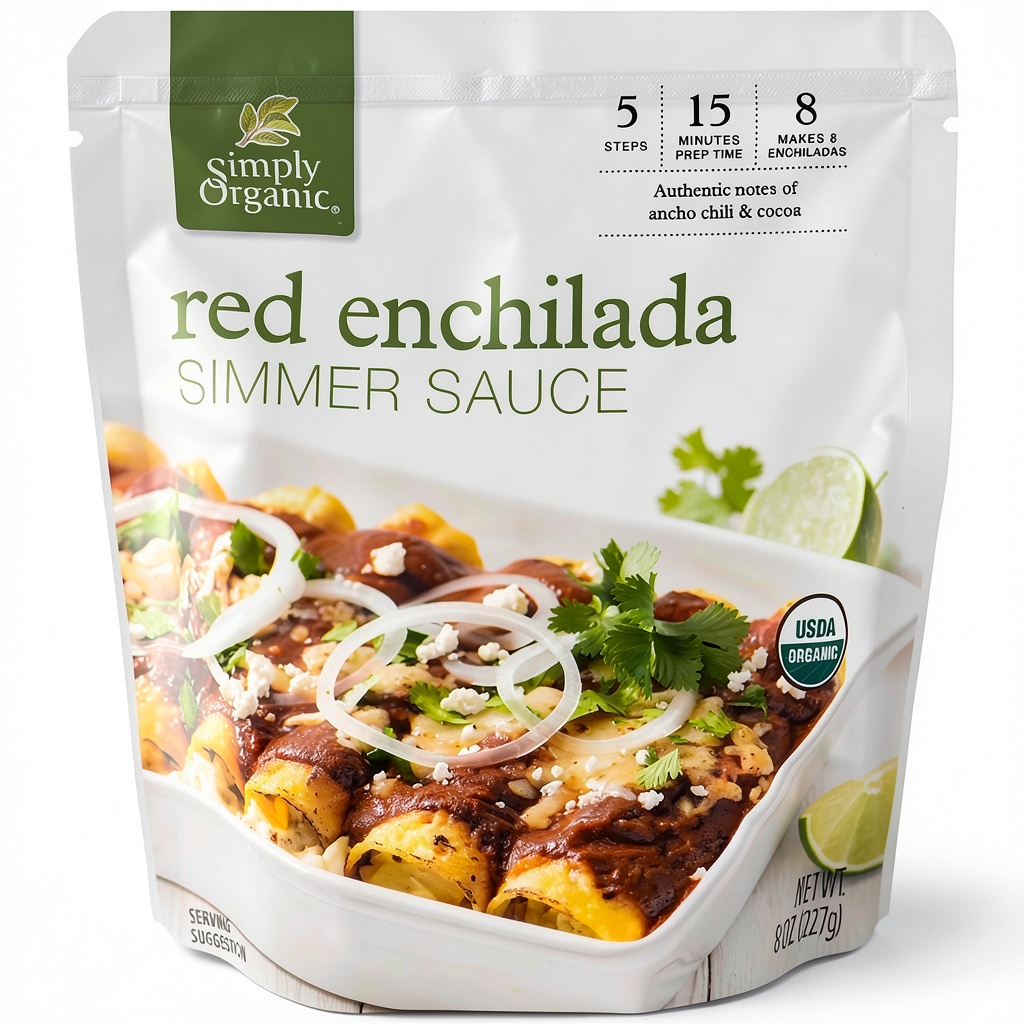 Las Palmas Enchilada Sauce displayed on a kitchen countertop