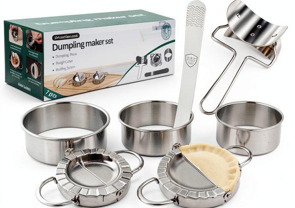 AMGOYA Stainless Steel Dumpling Maker Set 7 Piece-0
