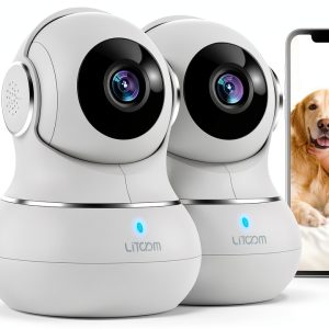 Litokam Indoor Camera 360° Dome 2K White-0