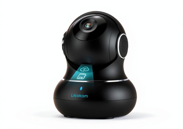 Litokam 2K HD Smart Pan Tilt Indoor Camera Black 1 Pack-6