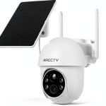 Wireless Solar Security Camera ARCCTV 4MP Dome-0