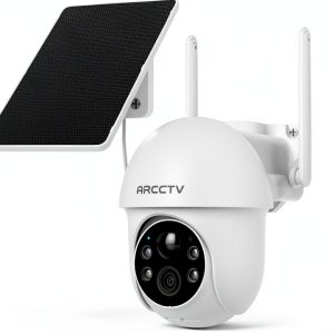 Wireless Solar Security Camera ARCCTV 4MP Dome-0