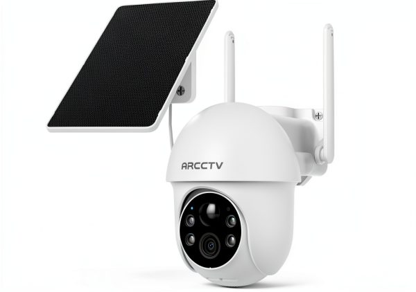 Wireless Solar Security Camera ARCCTV 4MP Dome-0