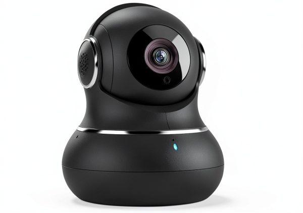 Litokam 2K HD Smart Pan Tilt Indoor Camera Black 1 Pack-0