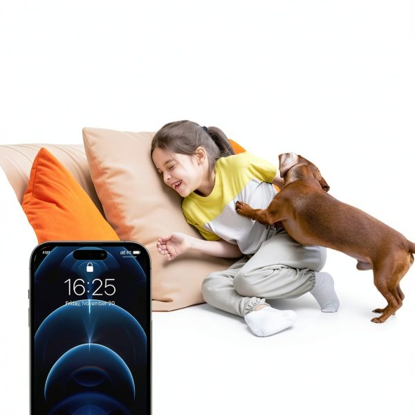 Litokam 2K HD Smart Pan Tilt Indoor Camera Black 1 Pack-1