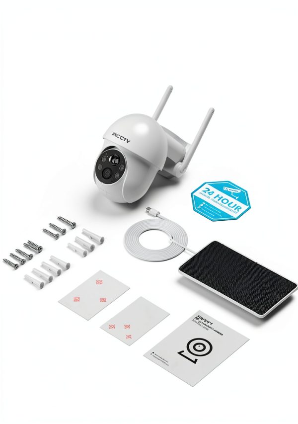 Wireless Solar Security Camera ARCCTV 4MP Dome-7