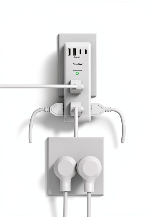 Surge Protector One Beat Strip Rotating Plug USB Ports-5