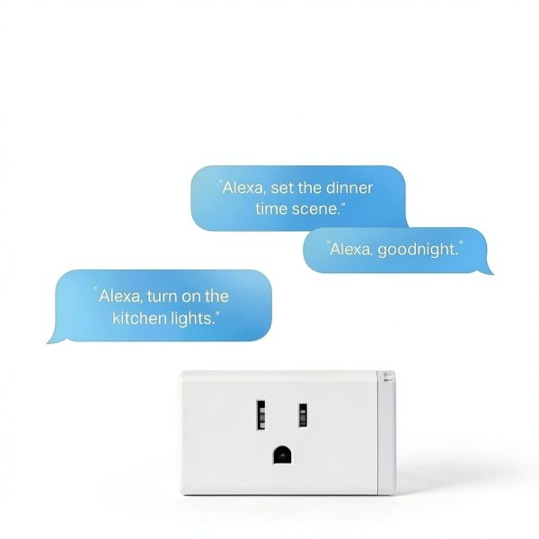 Kasa Smart Plug HS103P2 2-Pack White Wi-Fi Outlet Alexa Google Home-2